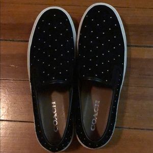 Coach casual slip-on shoes